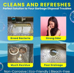 Lemon Blast Garbage Disposal Cleaner & Deodorizer (24 Pack) - Foaming Sink Drain Tablets
